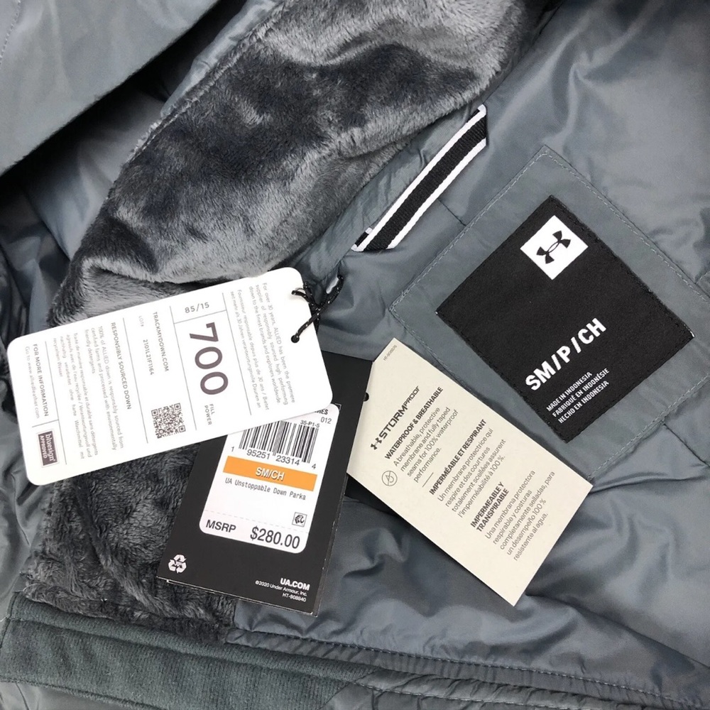 UNDER ARMOUR WOMENS DOUBLE LAYER QUILTED INSULATED JACKET/ COAT - Picture 7 of 12